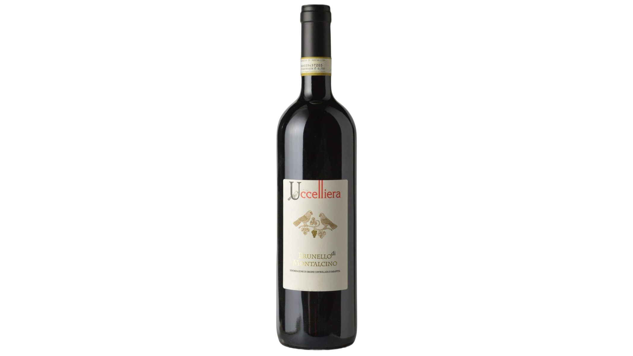 Uccelliera Brunello Di Montalcino wine bottle