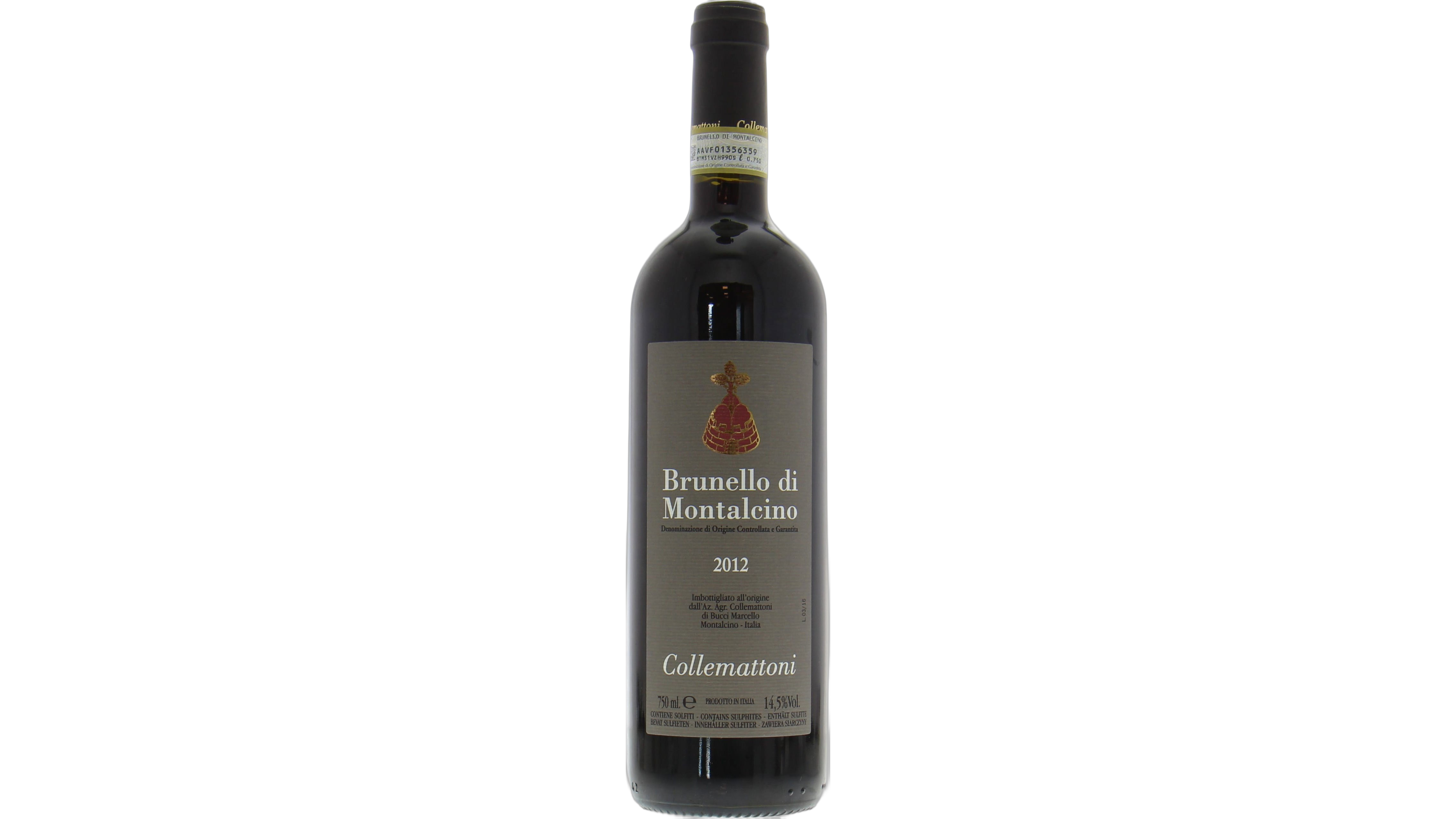 Collemattoni Brunello Di Montalcino wine bottle