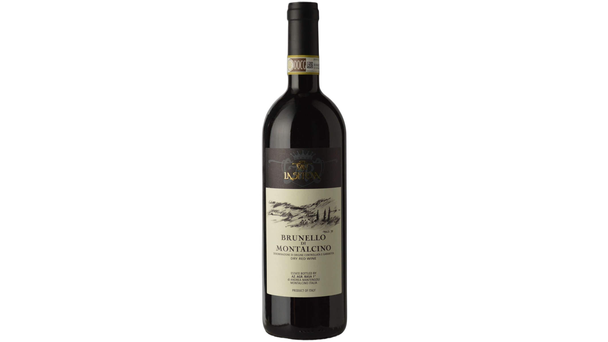 La Serena Brunello Di Montalcino wine bottle
