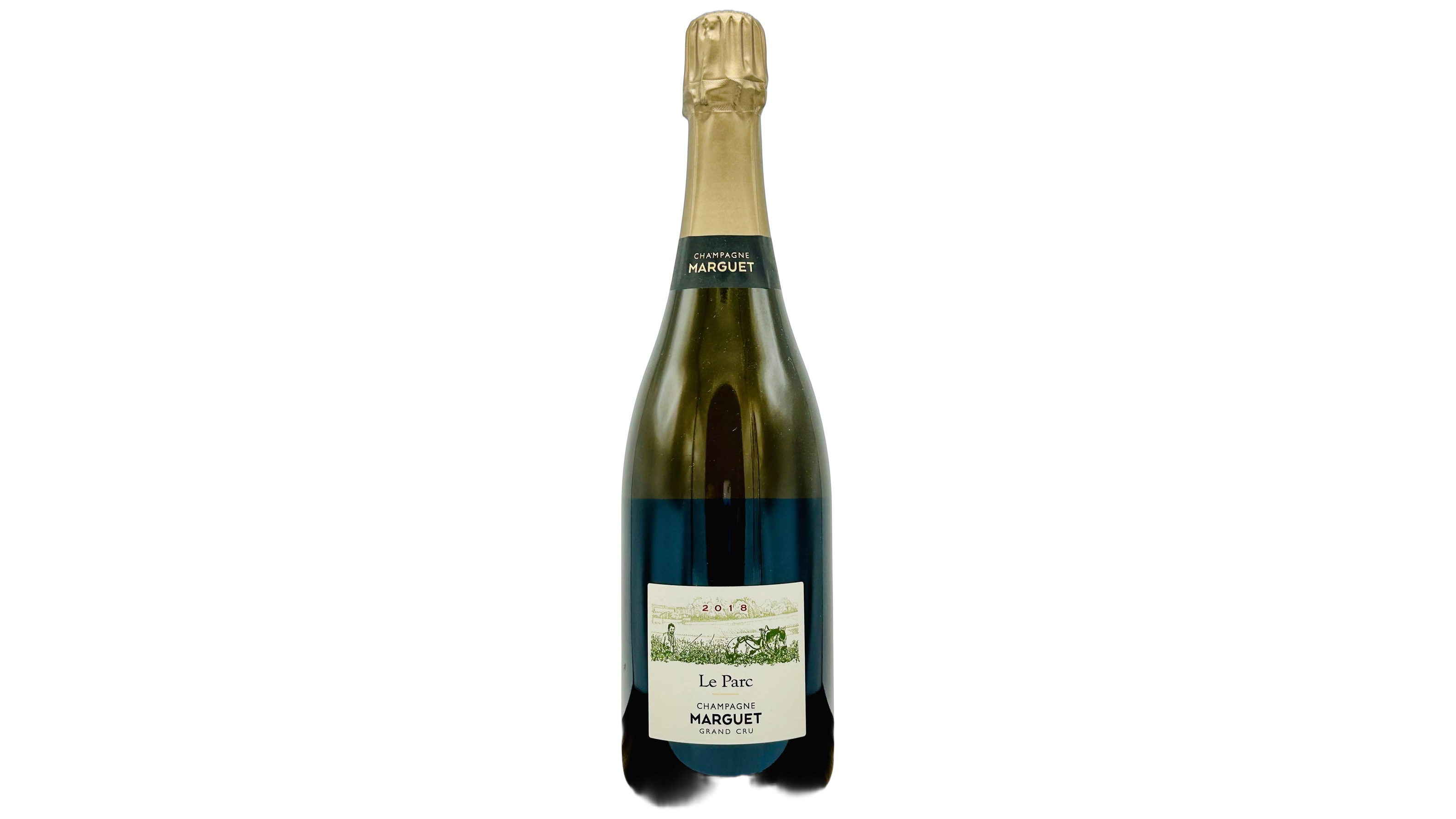 Champagne Marguet Le Parc Grand Cru Biodynamic: Demeter wine bottle