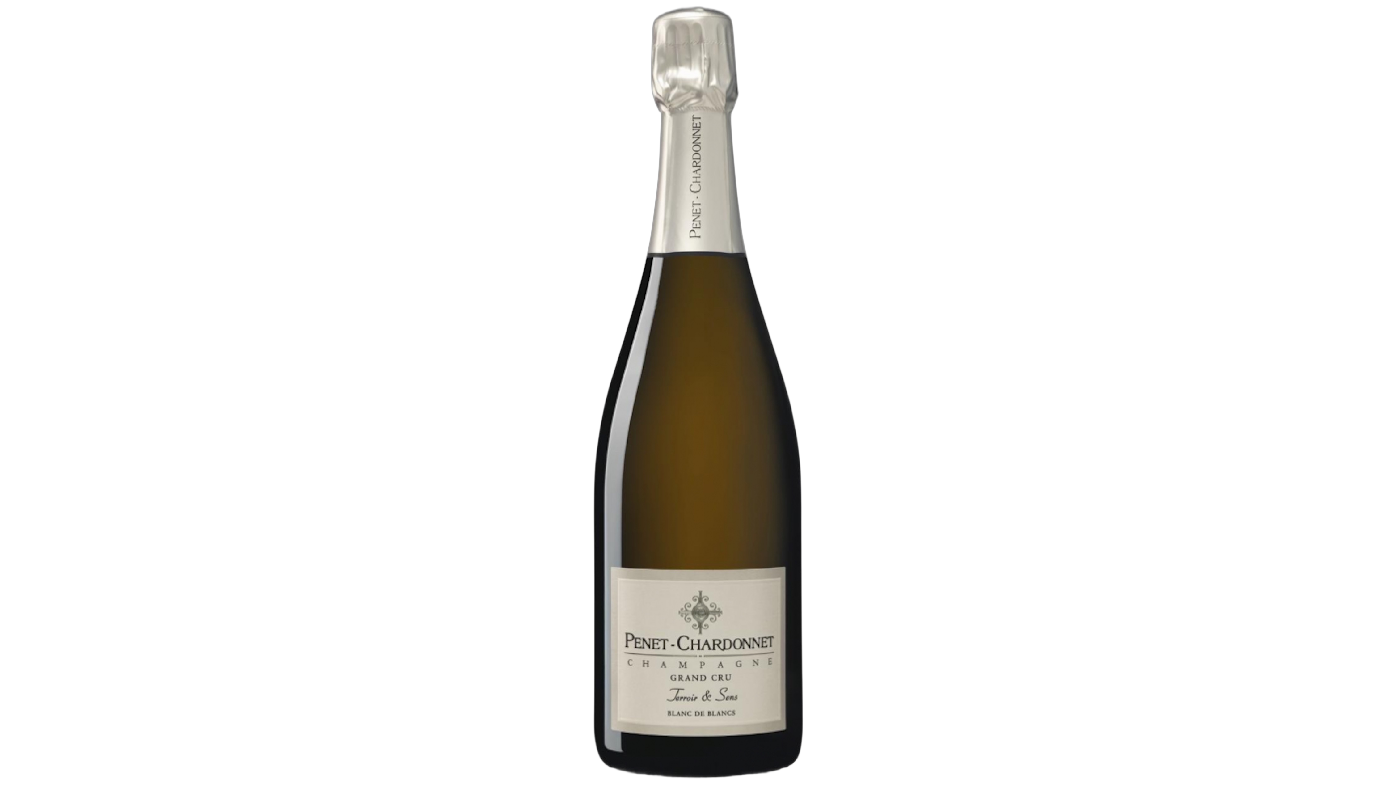 Penet-Chardonnet Terroir & Sens Blanc De Blancs Grand Cru Extra Brut Nv wine bottle