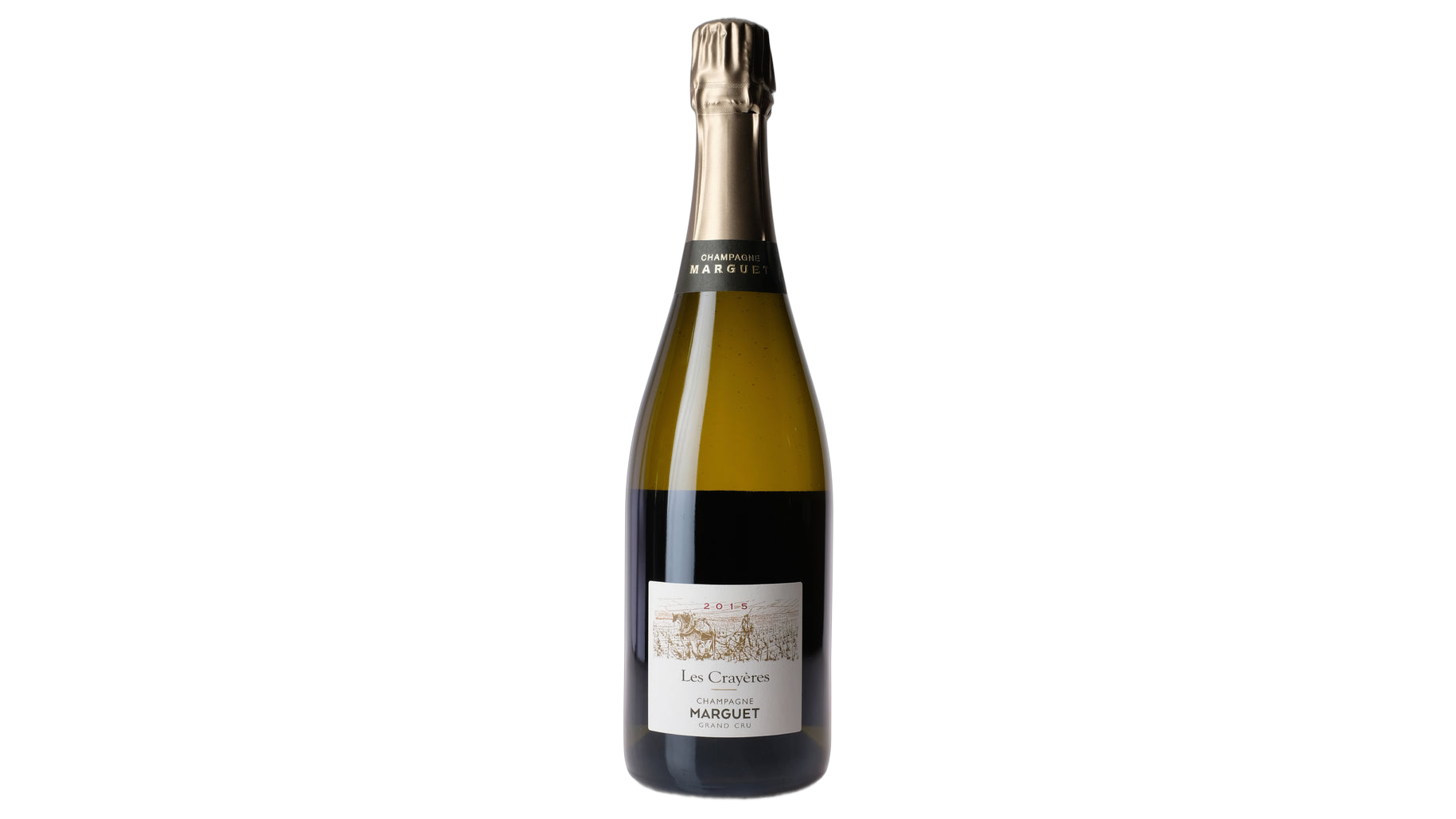 Champagne Marguet Les Crayeres Grand Cru Biodynamic: Demeter wine bottle