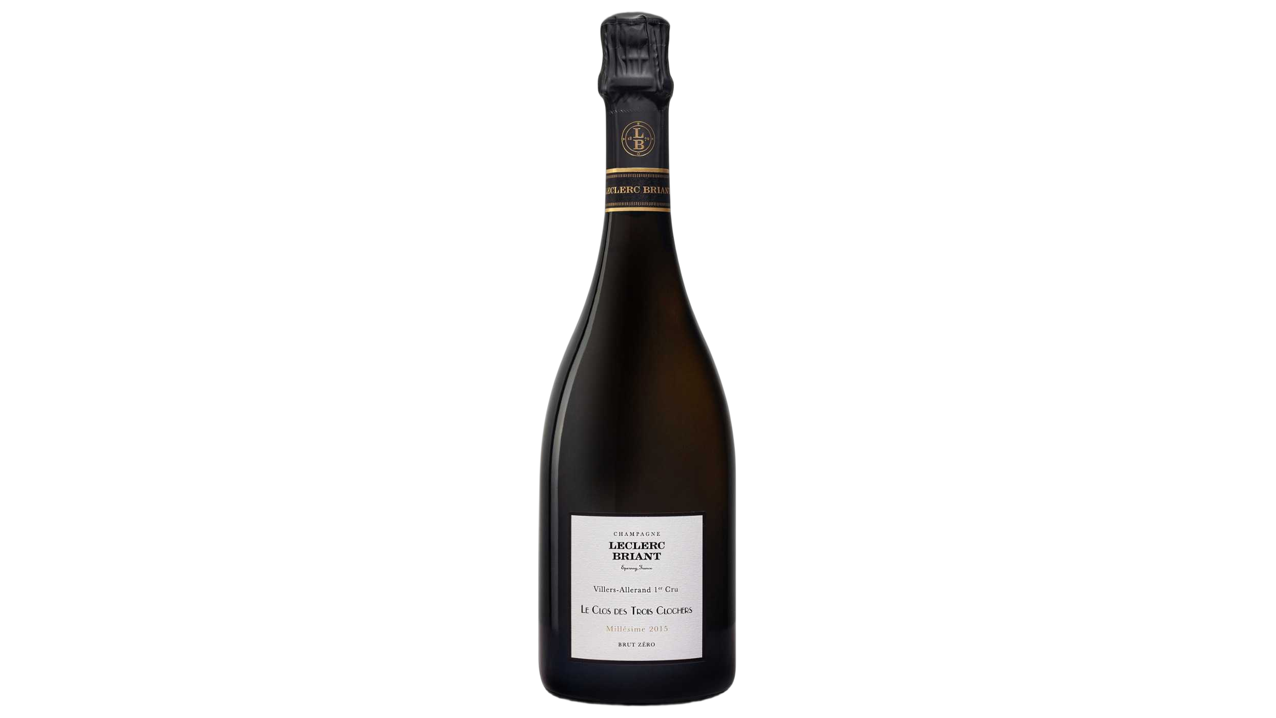 Leclerc Briant Villers-Allerand 1Er Cru Les Trois Clochers Le Clos Brut Zero/Brut Nature Biodynamic: Demeter wine bottle