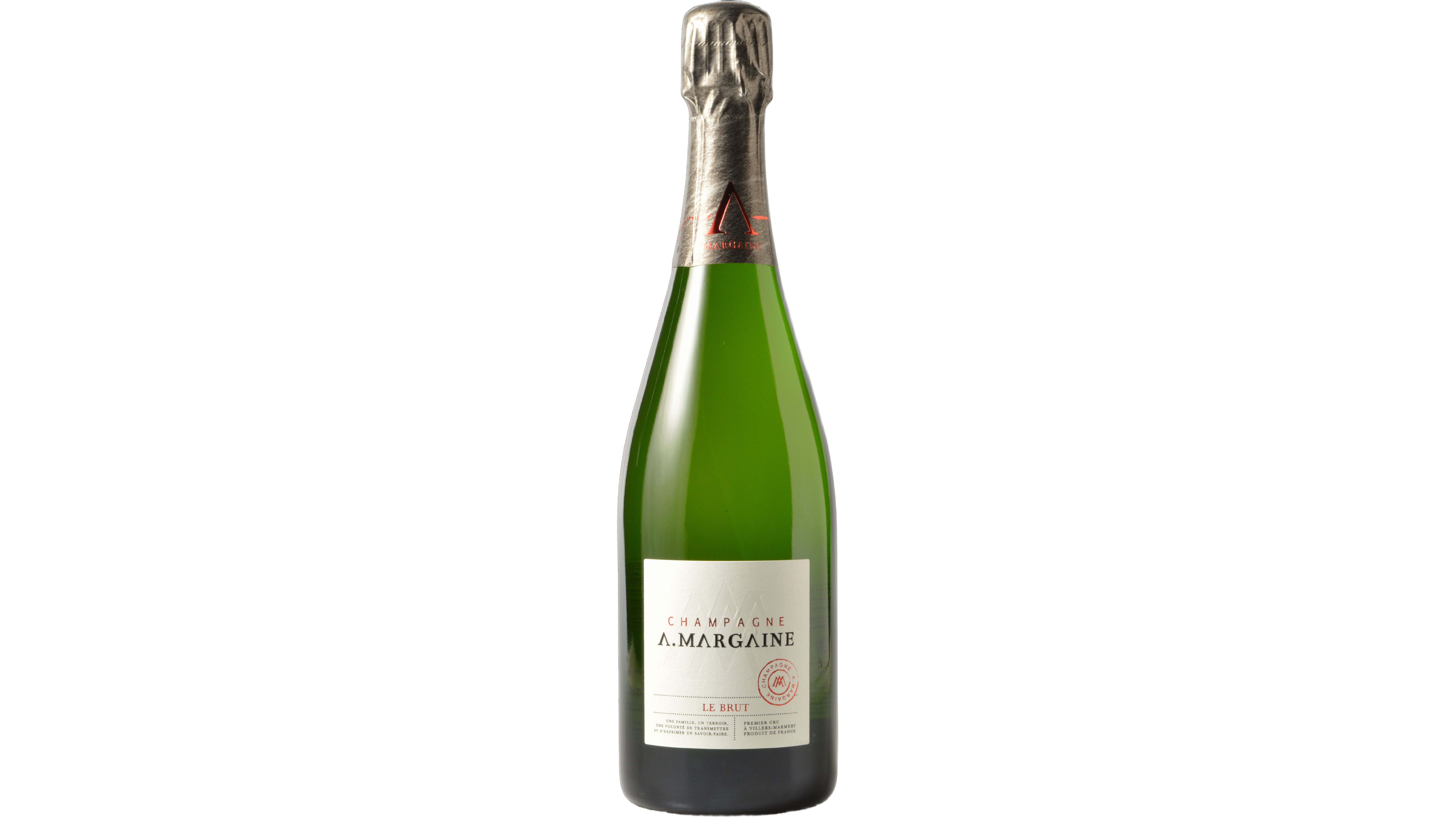 A Margaine Le Brut Premier Cru Nv Blend: 86% Chardonnay / 14% Pn wine bottle