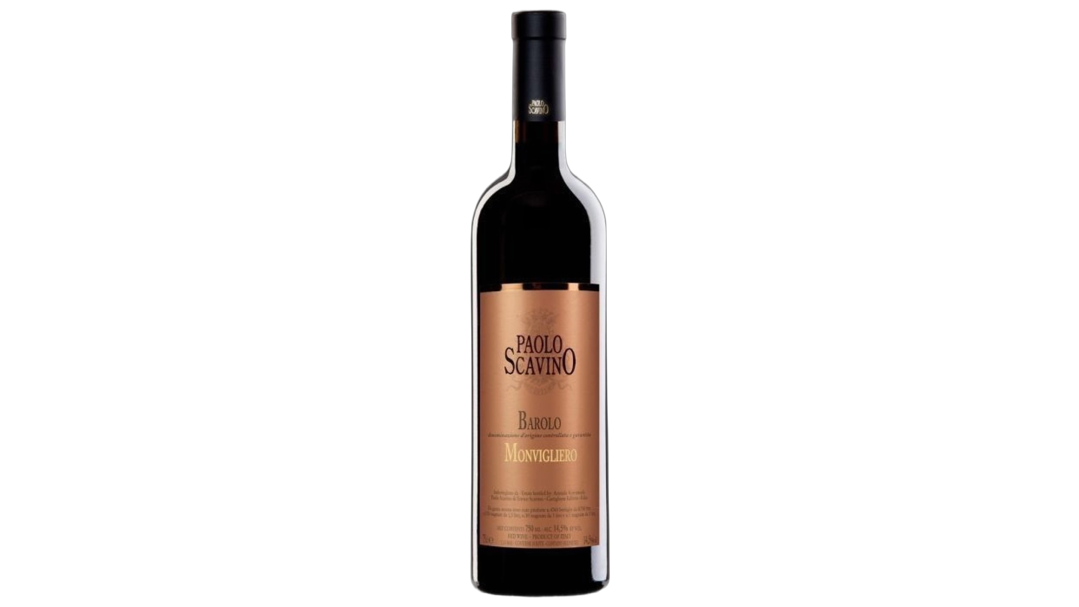 Paolo Scavino Barolo Monvigliero Verduno wine bottle