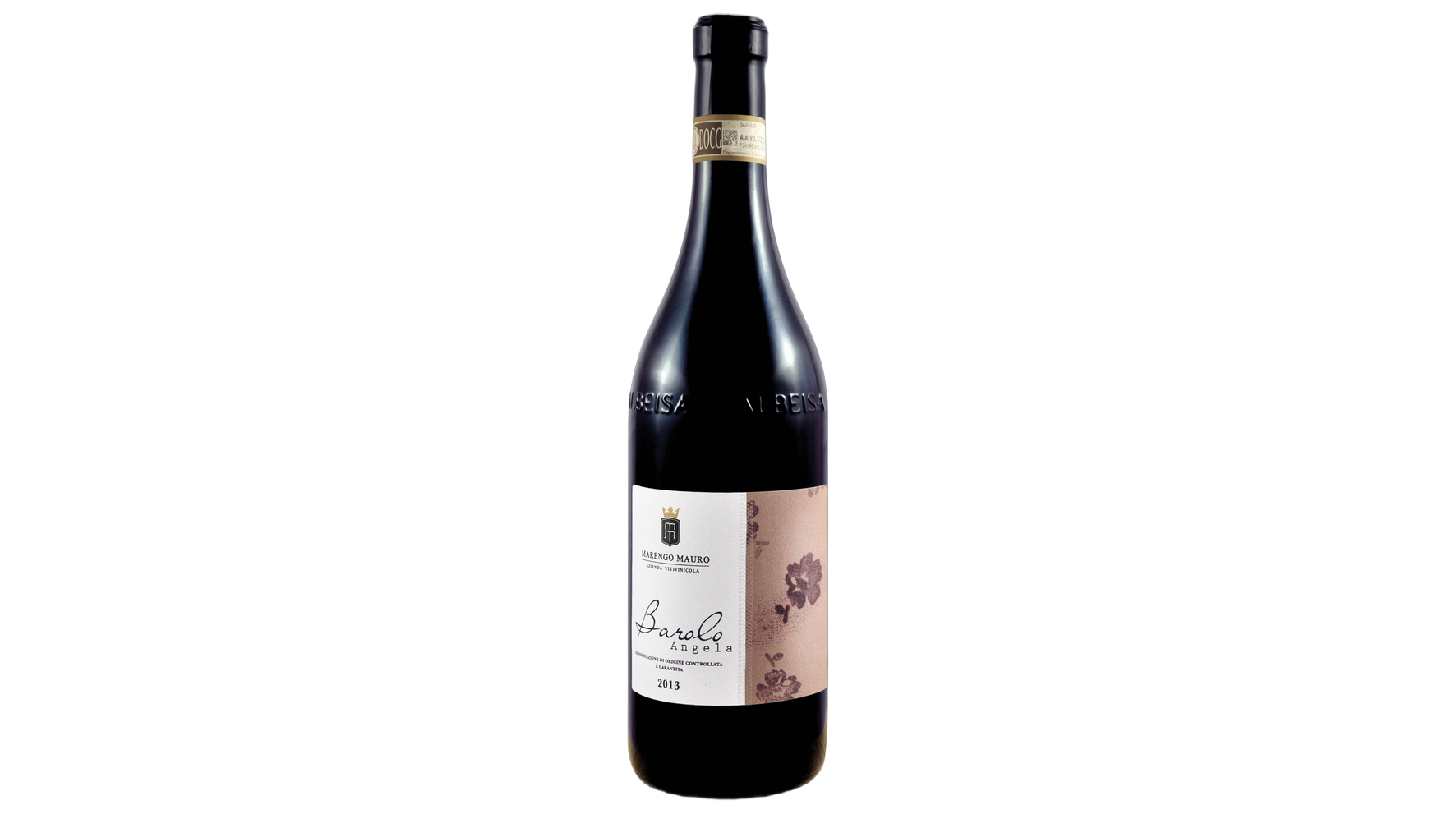 Marengo Mauro Barolo Ravera Novello wine bottle
