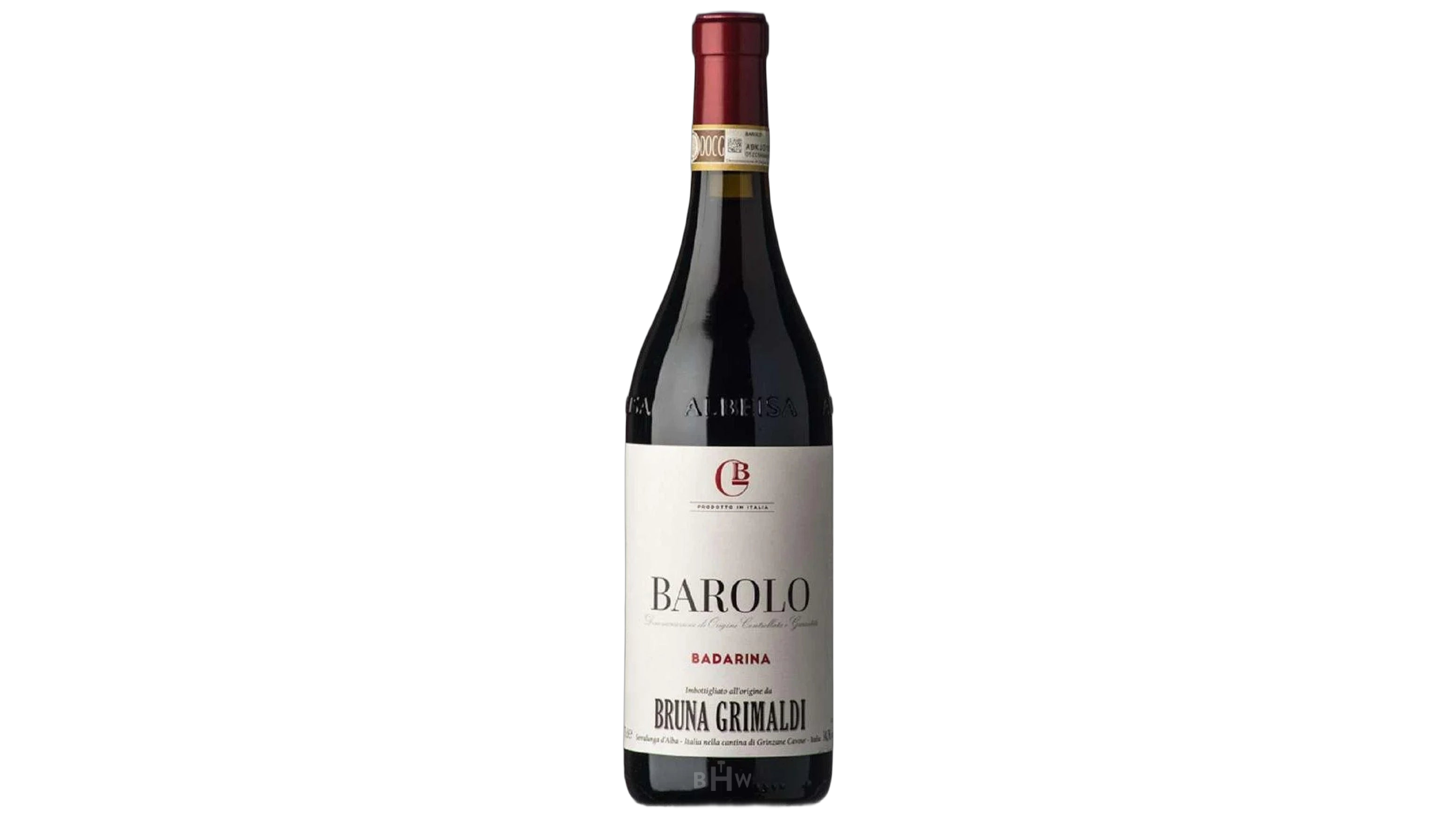 Bruna Grimaldi Barolo Badarina Serralunga D'Alba wine bottle