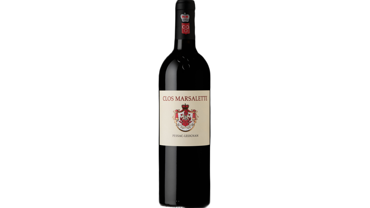 Château Clos Marsalette Marsalette Pessac-Léognan wine bottle