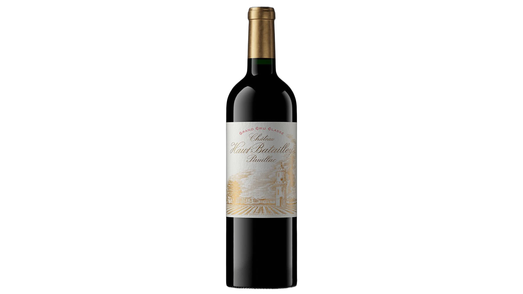 Château Haut-Batailley Haut-Batailley Verso Pauillac wine bottle