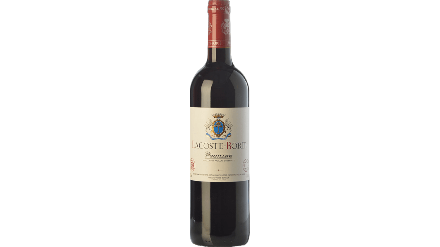 Château Grand-Puy-Lacoste Lacoste-Borie Pauillac wine bottle