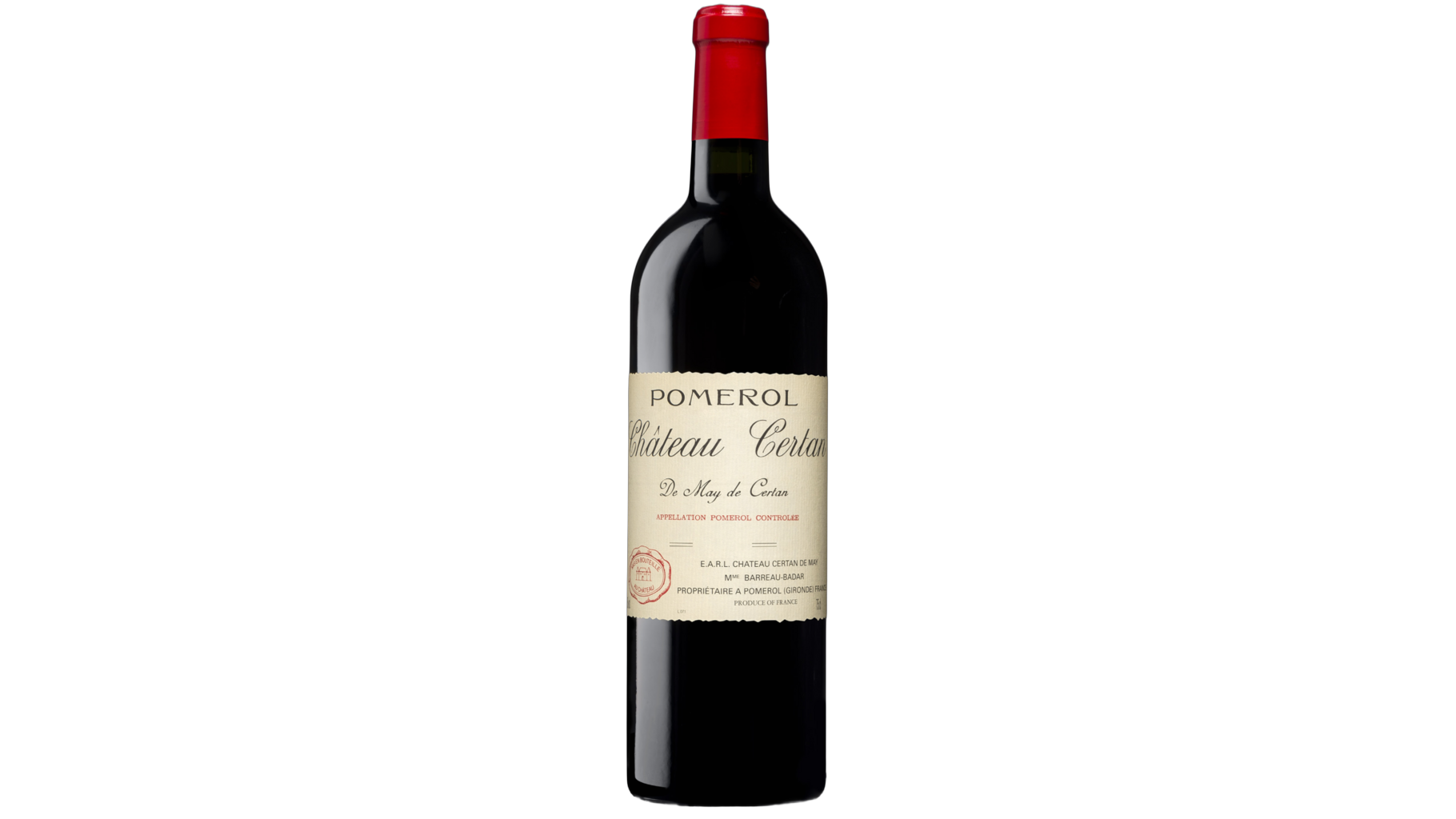 Château Certan De May Certan De May Pomerol wine bottle