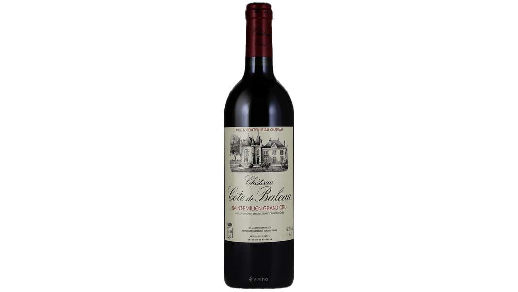Château Côte De Baleau Cote De Baleau Saint-Emilion wine bottle