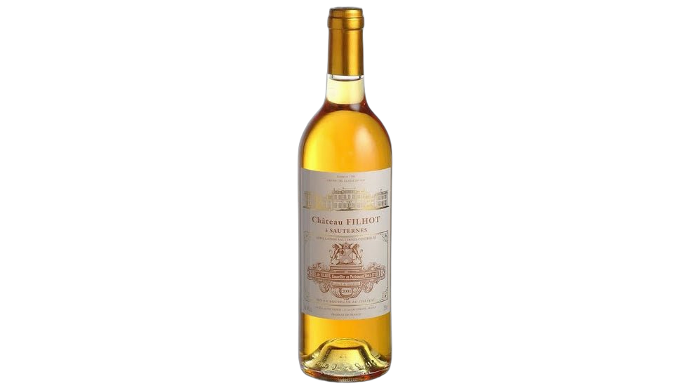 Château Filhot Filhot Sweet Sauternes wine bottle