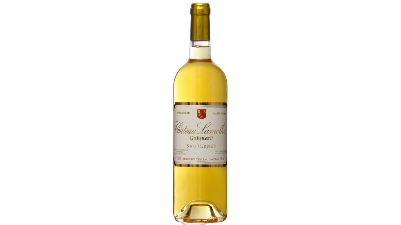 Château Lamothe-Guignard Lamothe Guignard Sweet Sauternes wine bottle
