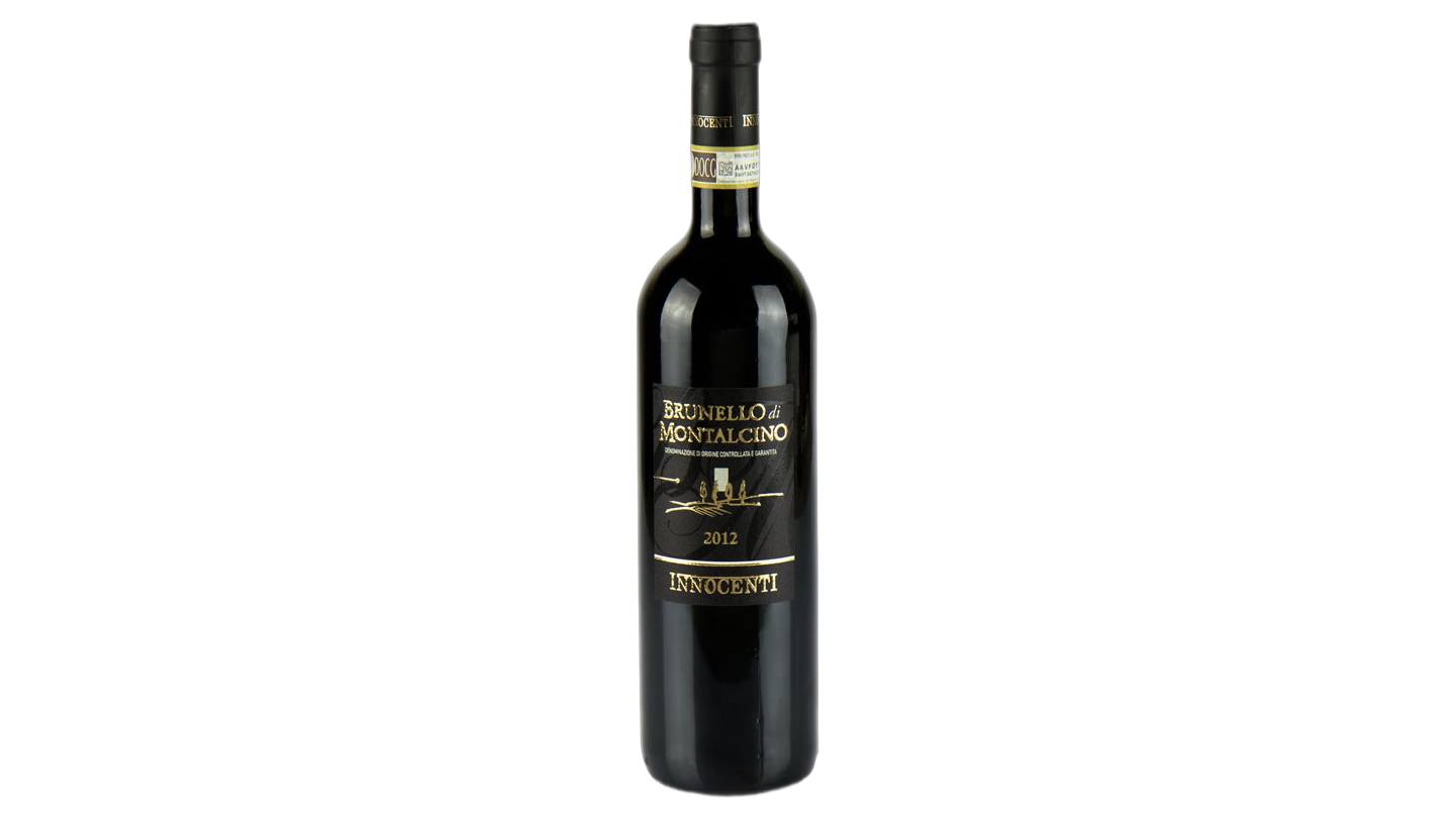 Innocenti Brunello Di Montalcino wine bottle