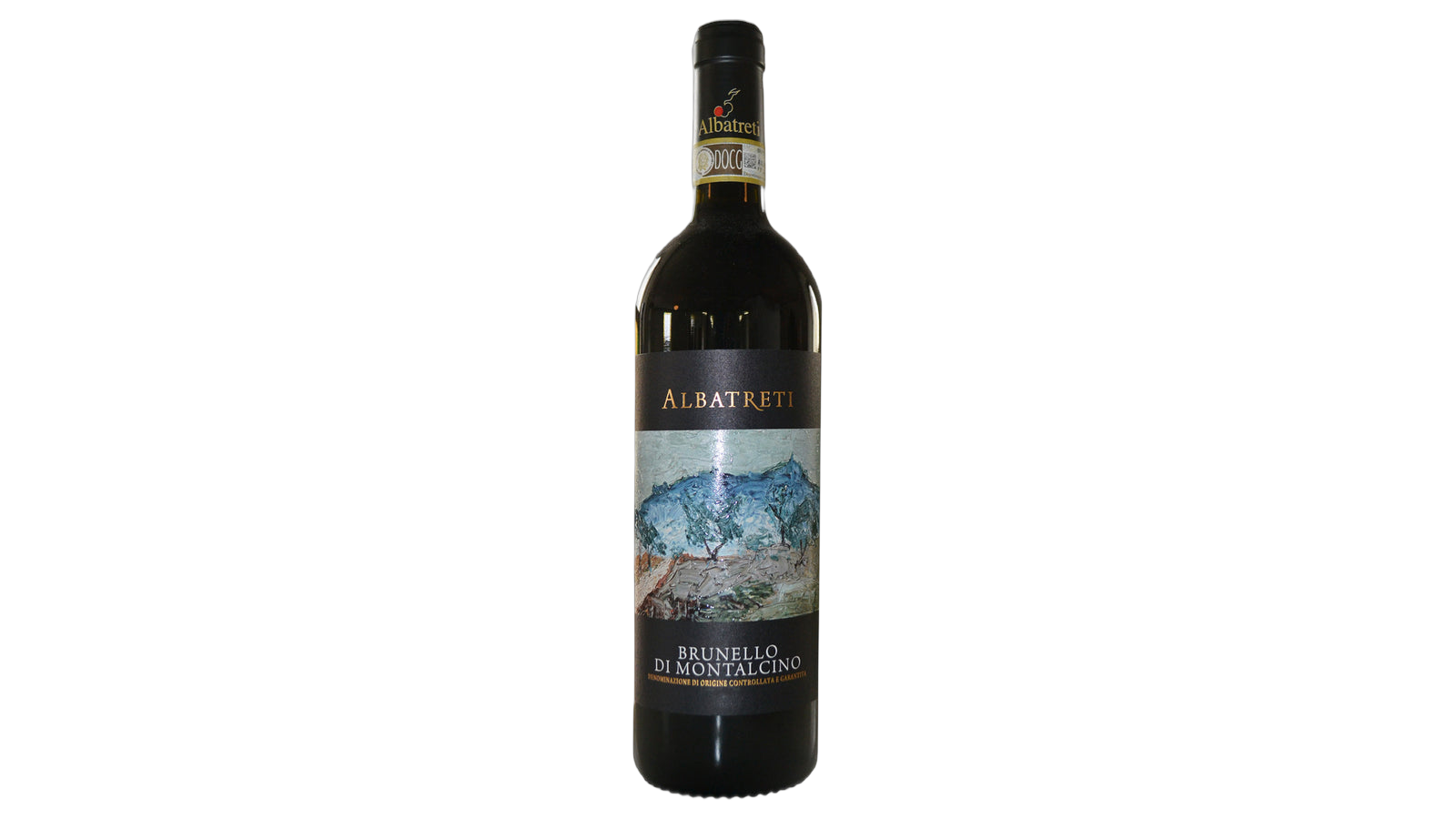 Albatreti Brunello Di Montalcino wine bottle