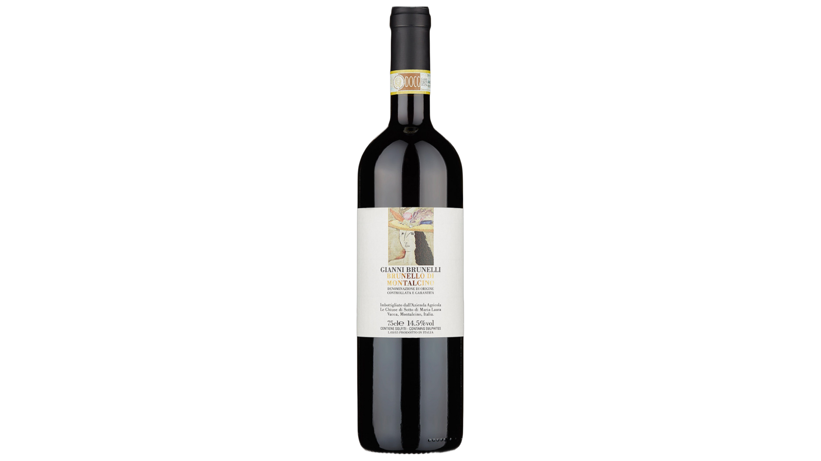 Gianni Brunelli Le Chiuse Di Sotto Brunello Di Montalcino wine bottle
