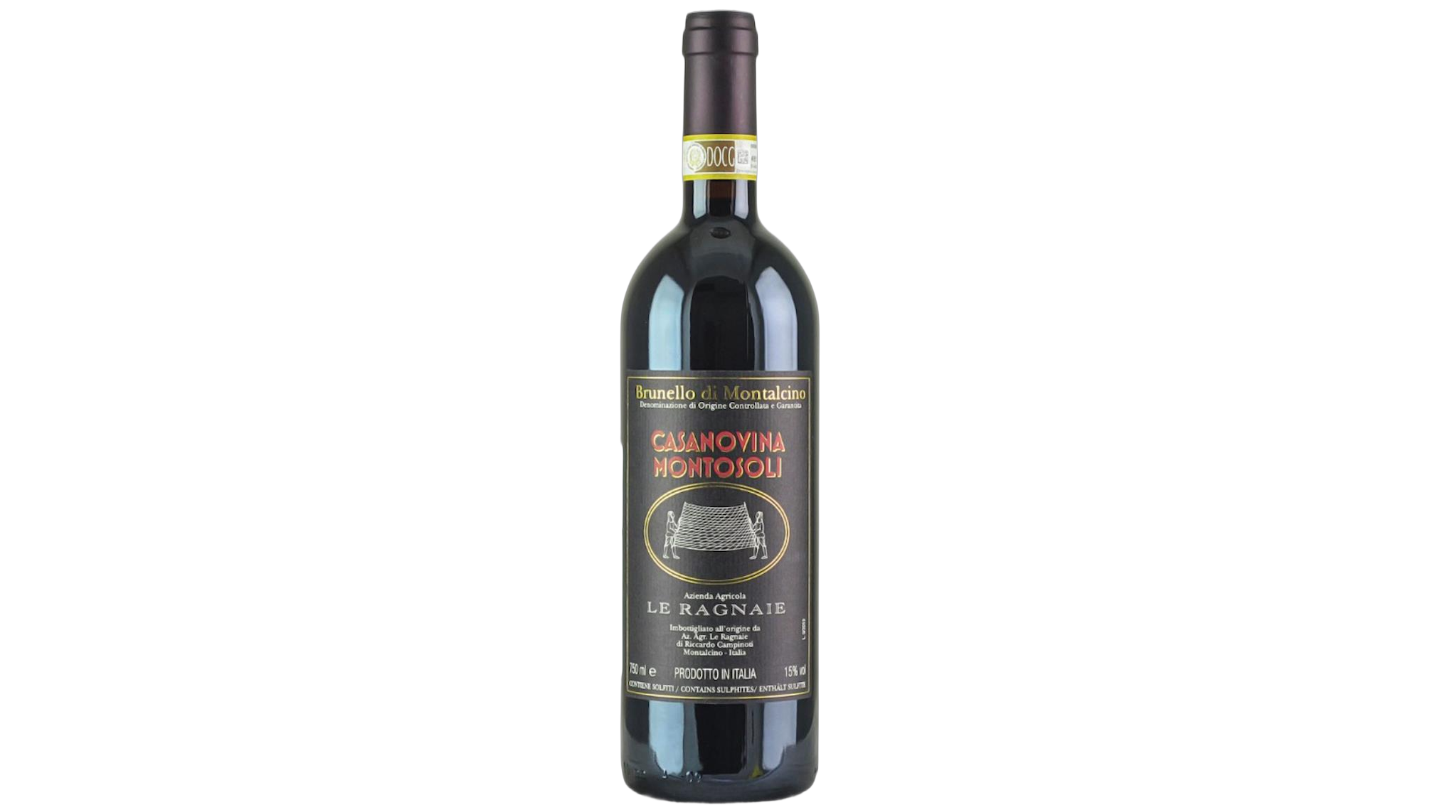 Le Ragnaie Brunello Di Montalcino Casanovina Montosoli wine bottle